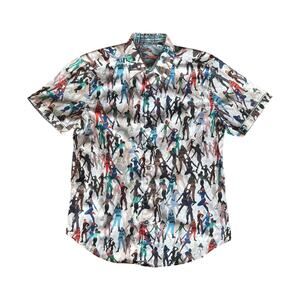 Robert Graham Men’s XL Ski Print All Over Short Sleeve Classic Fit Shirt Rare